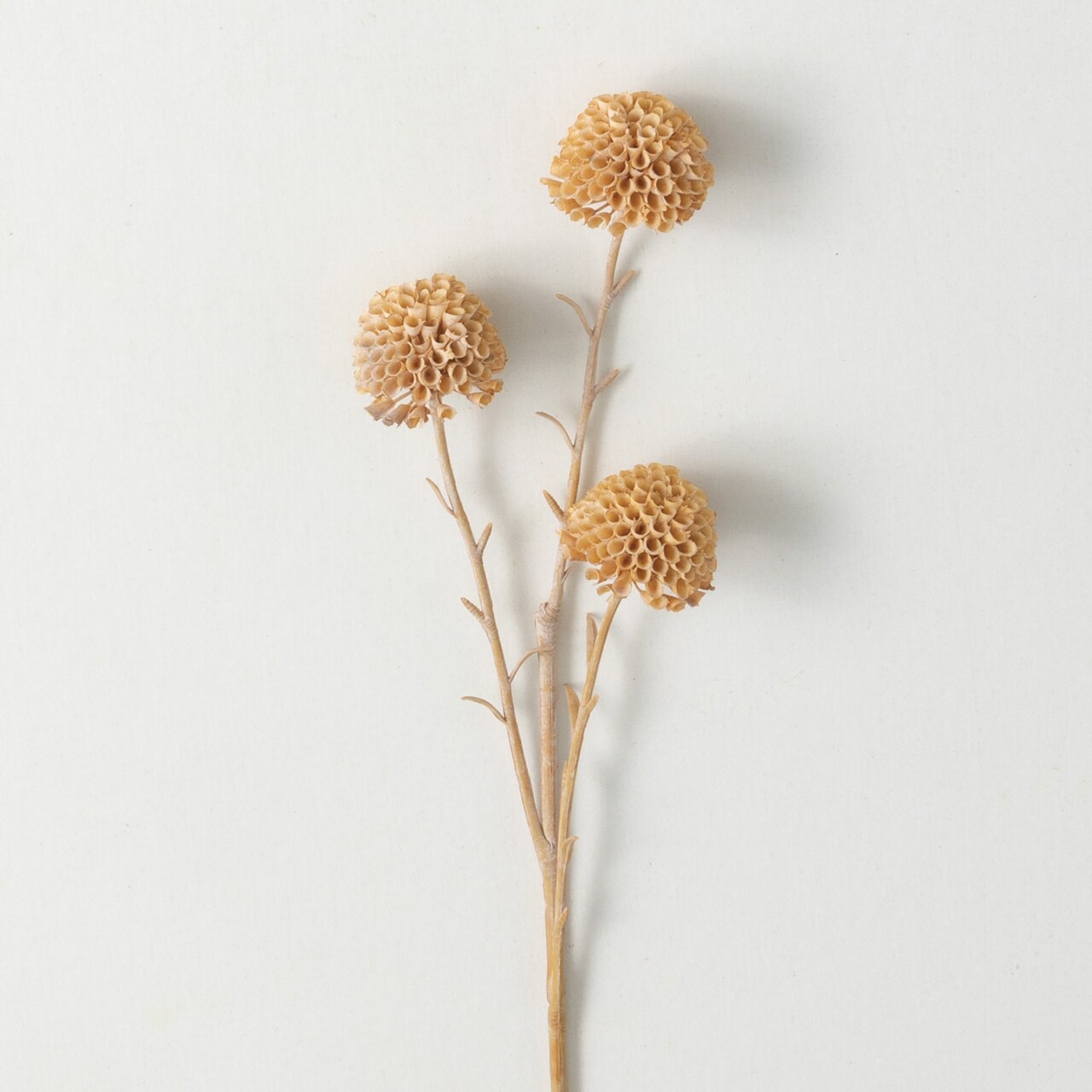 Sullivan's Marigold Spray, Yellow and Brown Faux Floral Stem for Crafting, Weddings, Home and Holiday Decoration, 24.5 Inch